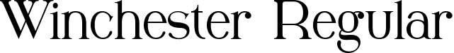 Winchester Regular font - Winchester.ttf.ttf