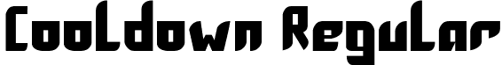 Cooldown Regular font - Cooldown.TTF.ttf