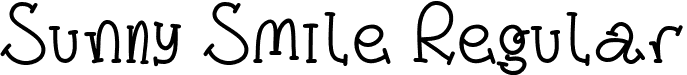 Sunny Smile Regular font - Sunny Smile.otf