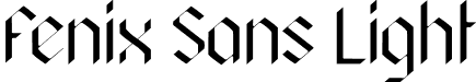 Fenix Sans Light font - FenixSans-Light.otf