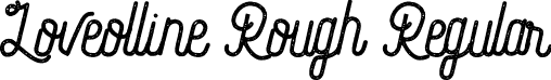 Loveolline Rough Regular font - LoveollineRough.otf