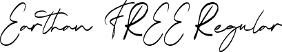 Earthan FREE Regular font - Earthan FREE.otf