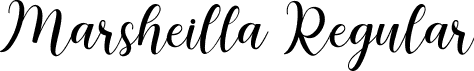 Marsheilla Regular font - Marsheilla.ttf