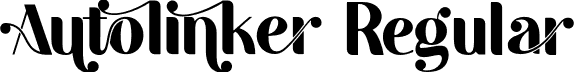 Autolinker Regular font - Autolinker.otf