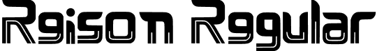 Reison Regular font - Reison-Regular.ttf