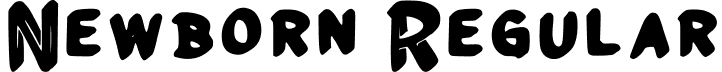 Newborn Regular font - Newborn-Regular.ttf