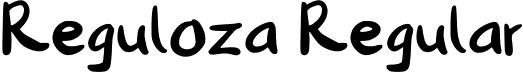 Reguloza Regular font - Reguloza-Regular.otf