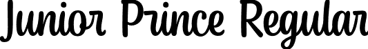 Junior Prince Regular font - JuniorprinceRegular-DOJ71.otf