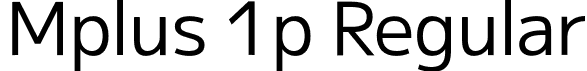 Mplus 1p Regular font - Mplus1p-Regular.otf