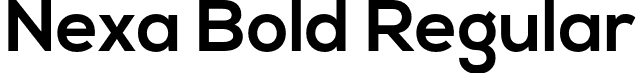 Nexa Bold Regular font - nexa-bold.otf