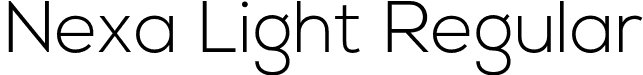 Nexa Light Regular font - nexa-light.otf