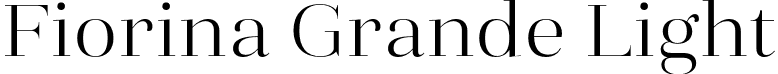 Fiorina Grande Light font - mint-type-fiorinagrande-light.otf