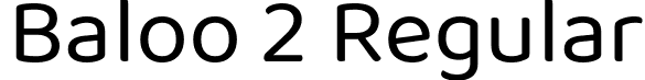 Baloo 2 Regular font - baloo2-regular.ttf