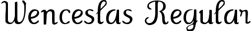 Wenceslas Regular font - Wenceslas.ttf