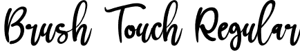 Brush Touch Regular font - Brush-Touch.otf