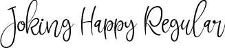 Joking Happy Regular font - JokingHappy.otf