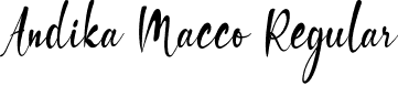 Andika Macco Regular font - AndikaMacco.otf