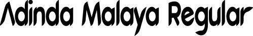 Adinda Malaya Regular font - AdindaMalaya.otf