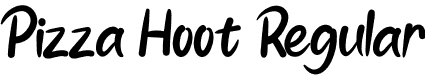 Pizza Hoot Regular font - PizzaHoot.otf