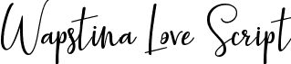 Wapstina Love Script font - Wapstina-Love-Script.otf