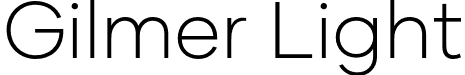 Gilmer Light font - gilmer-light.otf