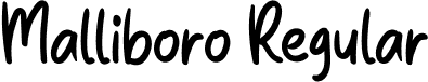 Malliboro Regular font - Malliboro.otf