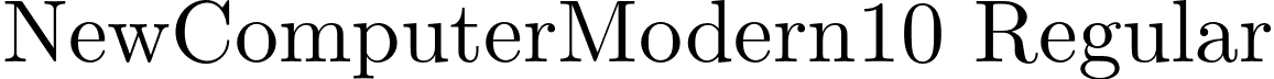 NewComputerModern10 Regular font - NewCM10-Regular.otf