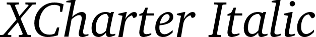 XCharter Italic font - xcharter-italic.otf