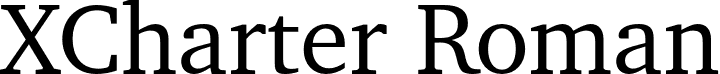 XCharter Roman font - xcharter-roman.otf