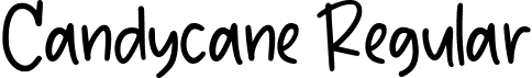 Candycane Regular font - Candycane.otf