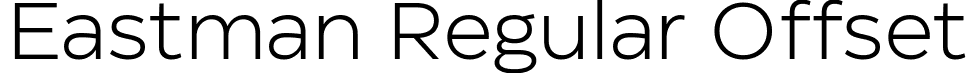 Eastman Regular Offset font - zetafonts-eastman-regular-offset.ttf