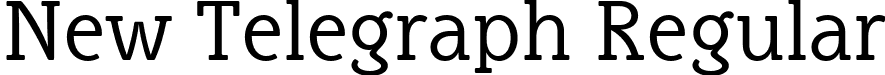 New Telegraph Regular font - new-telegraph.ttf