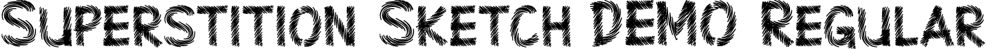 Superstition Sketch-DEMO Regular font - superstition-sketch-demo.ttf