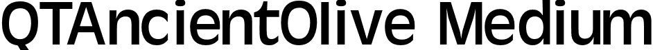 QTAncientOlive Medium font - qtancientolive.otf