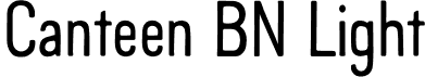 Canteen BN Light font - canteenbn-light.otf