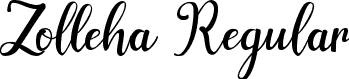 Zolleha Regular font - zolleha-x3elo.ttf