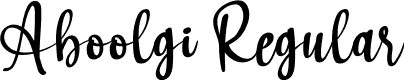 Aboolgi Regular font - Aboolgi.otf