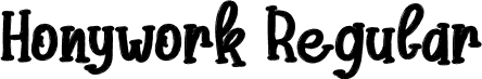 Honywork Regular font - honywork.otf