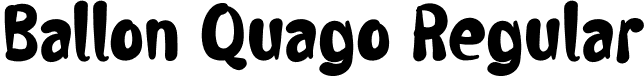 Ballon Quago Regular font - Ballon-quago.otf