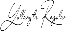 Yollanyta Regular font - Yollanyta.otf