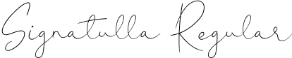 Signatulla Regular font - Signatulla.otf