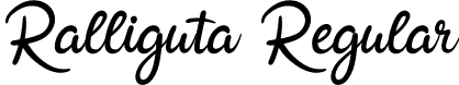 Ralliguta Regular font - Ralliguta.otf