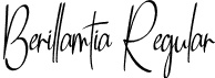 Berillamtia Regular font - Berillamtia.otf