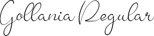 Gollania Regular font - Gollania.otf