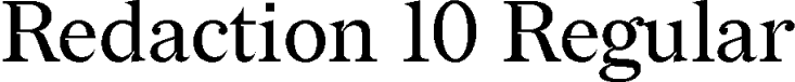 Redaction 10 Regular font - Redaction10-Regular.otf