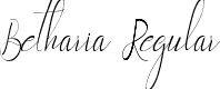 Betharia Regular font - betharia-ttf.ttf