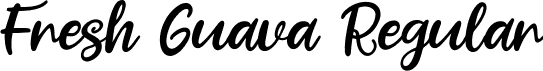 Fresh Guava Regular font - freshguava-p7911.ttf