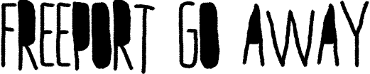 Freeport Go Away font - Freeport Go Away.ttf