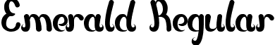 Emerald Regular font - Emerald.ttf