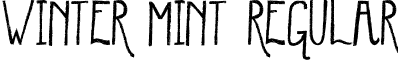 Winter Mint Regular font - Winter Mint.otf